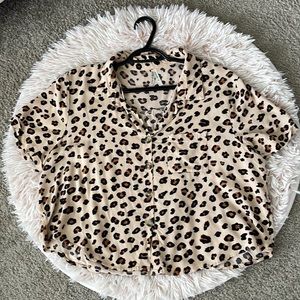 Cheetah Print Top.
